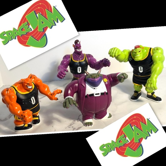 1996 Space Jam Collectable Action Figures Set - Picture 1 of 12